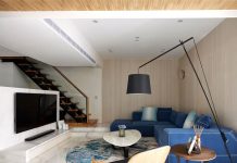 Contemporary Two-Level Apartment in Taipei