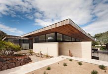 Rammed Earth And Timber Characteristic During This Australian Home