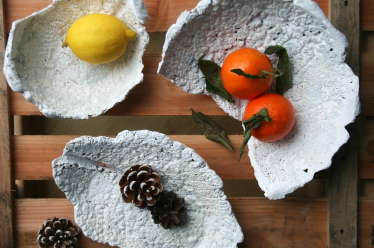 make salt dough-ideas-cups-fruits-simple-excitation tableware-yourself-