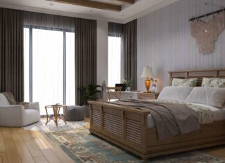 8 Bedroom Furniture Arrangement Ideas to Maximize Space and Style Charming rustic bedroom interior with wooden elements and natural light.