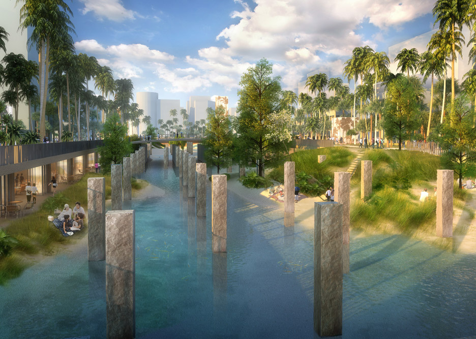 MVRDV Unveils Plans For Sunken Lagoon Park In Taiwan