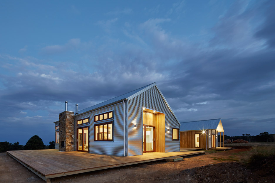 Corrugated Steel Provides Durable Facade For Rural Australian Home By Glow Design Group
