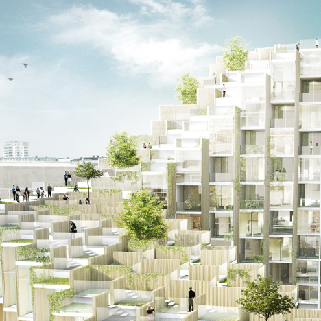 This Week, Norway Destroyed Fake Danish Chairs And BIG Unveiled Plant-covered Housing