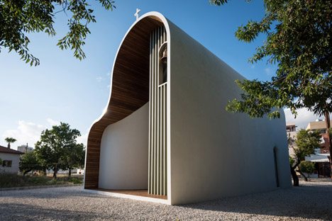 Greek Orthodox Chapel In Cyprus By Michail Georgiou Features A Two-humped Profile