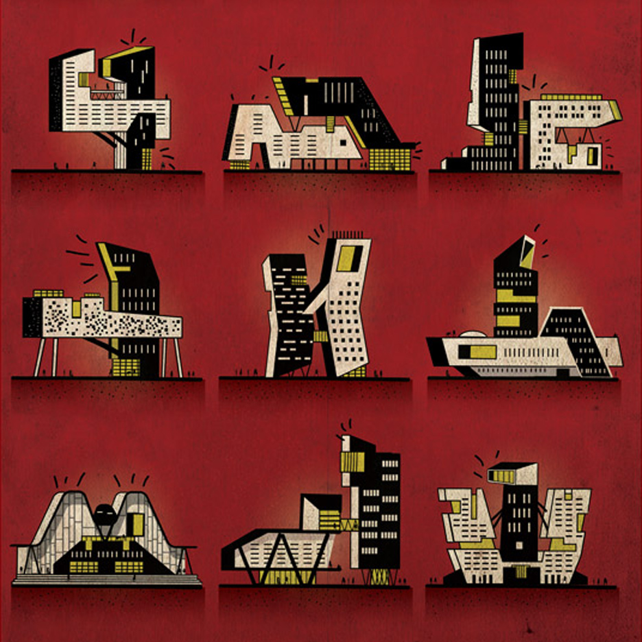 Kama Sutra Reimagined As Architecture By Illustrator Federico Babina