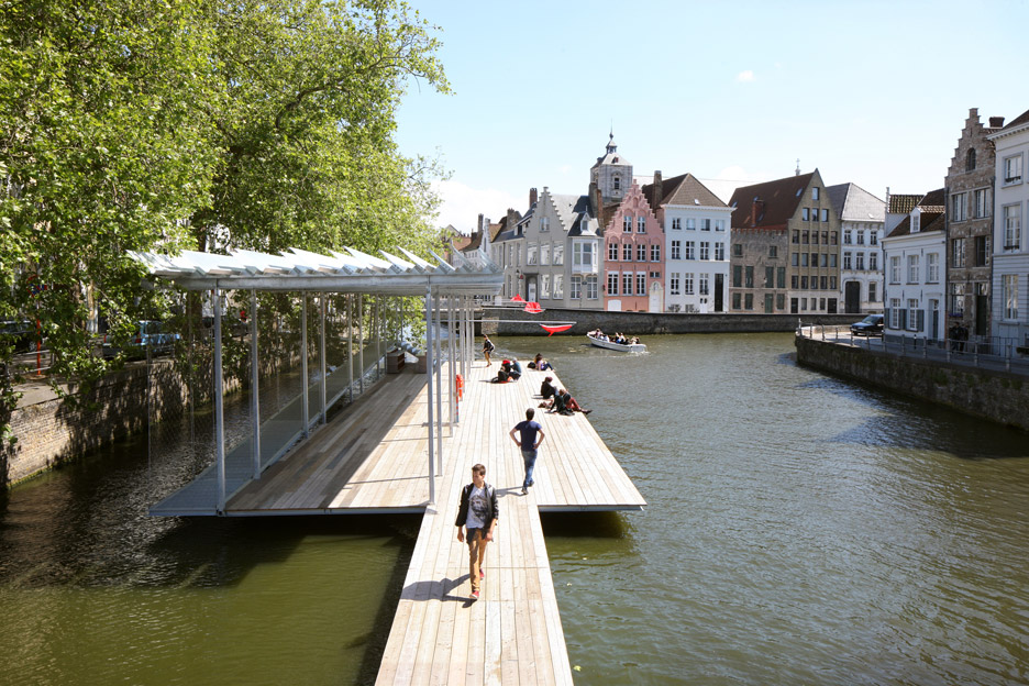 Atelier Bow-Wow And Dertien 12 Create Canal Swimmer’s Club On Bruges Waterway