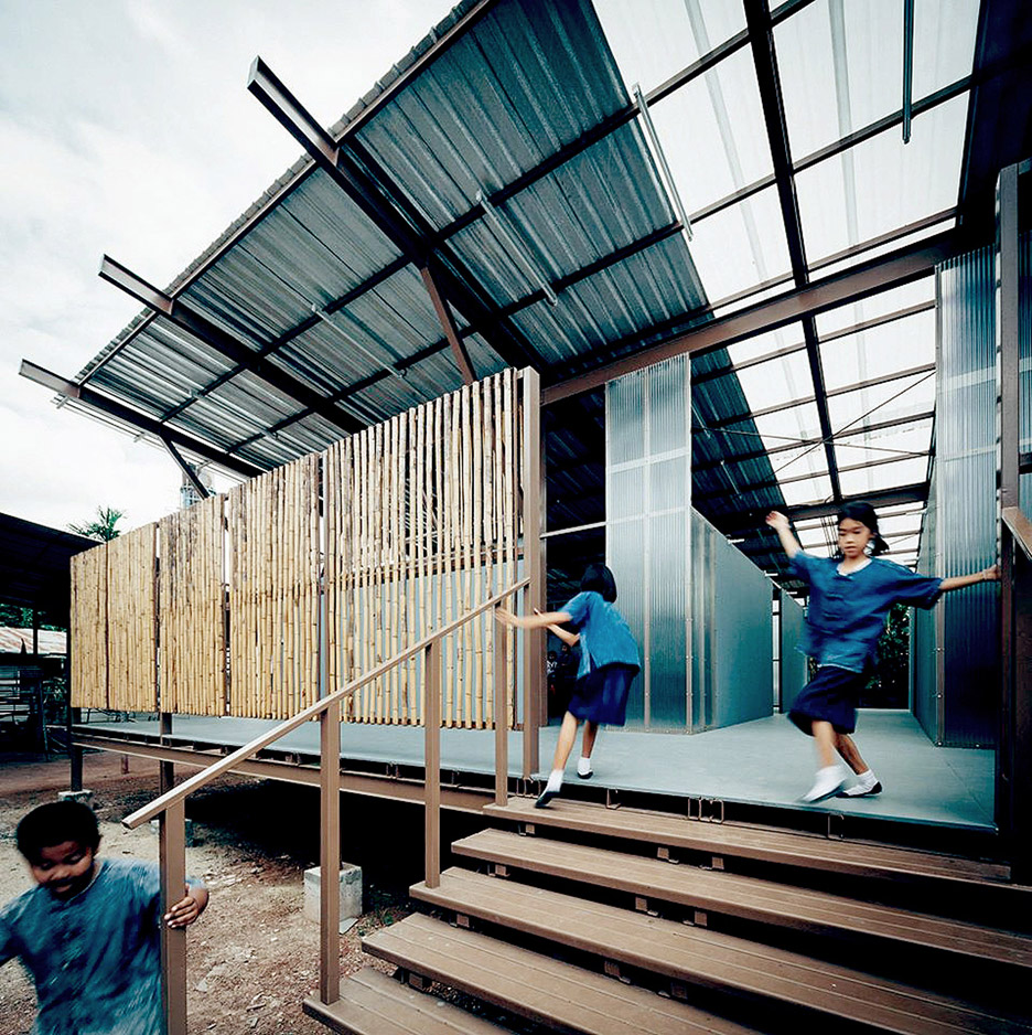 Jun Sekino Replaces Earthquake-damaged School In Thailand With Stilted Classrooms