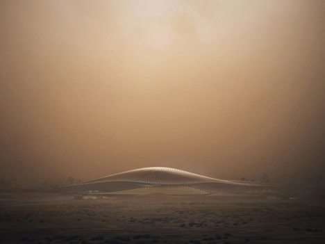 Zaha Hadid Designs Sand-dune-inspired Headquarters For Environmental Firm