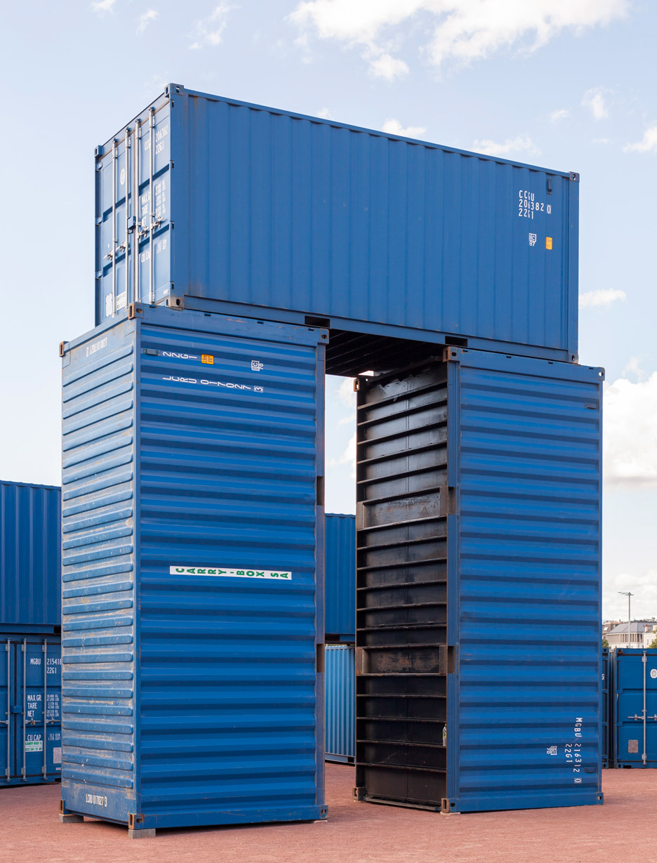 Bureau A Recreates Stonehenge Using Shipping Containers