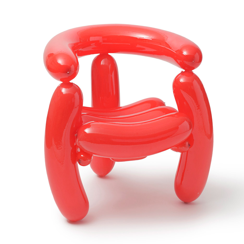 Seung Jin Yang’s Blowing Chairs Are Made From Party Balloons