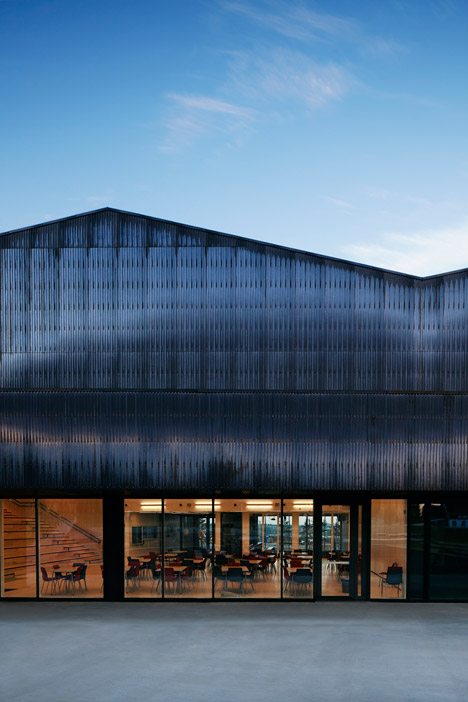 White Arkitekter Adds Corrugated Copper Walls To Norway's Bråtejordet School