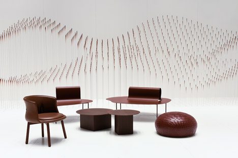 Nendo Creates Chocolatey Waves For Maison&Objet Installation