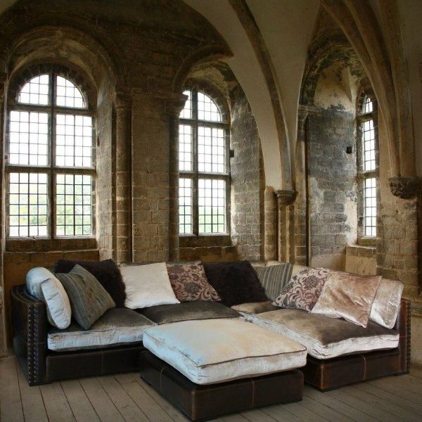 Modern Corner Sofa With Ottoman Designs!