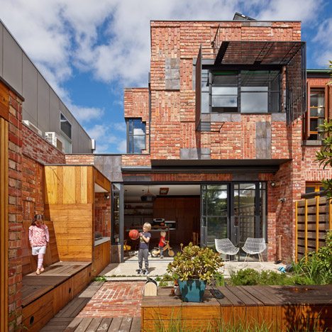 Bricks, Doors And Roof Tiles Recycled By Phooey Architects For Melbourne House Extension