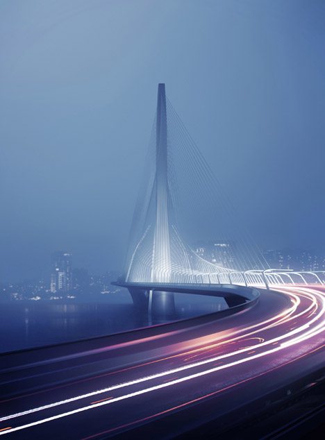 Zaha Hadid Wins Contest For Landmark Bridge Across Taipei’s Tamsui River