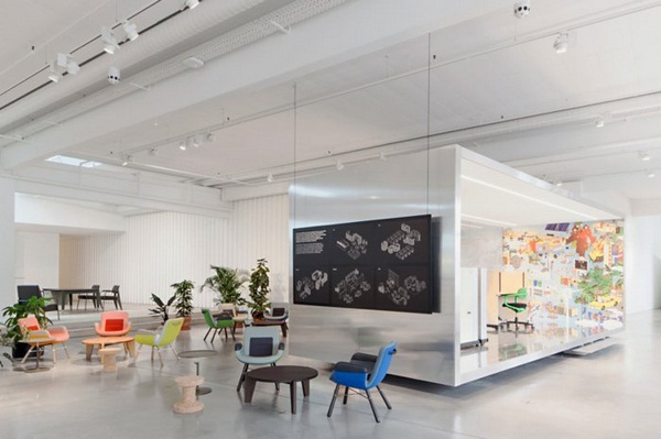 Designer Office Furniture In The Vitra Showroom