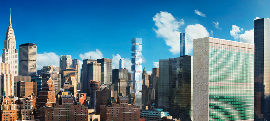 ODA Proposes A Manhattan Skyscraper With Open Floors For Sky Gardens