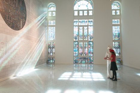 Studio Job’s Futopia Faena Exhibition Includes Stained Glass Windows And A Roller Disco
