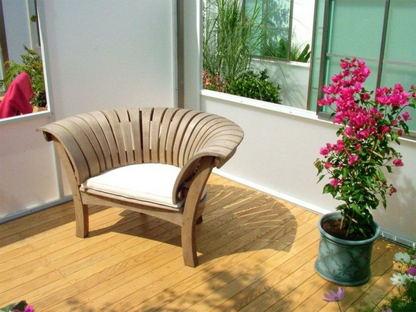 Garden Chairs Made Of Wood And Other Seating Furniture For Outdoor Use