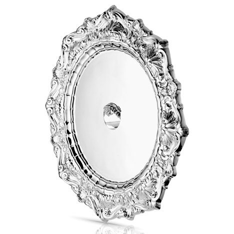 Didier Faustino Surrounds Glory Hole Mirror With Baroque Embellishment