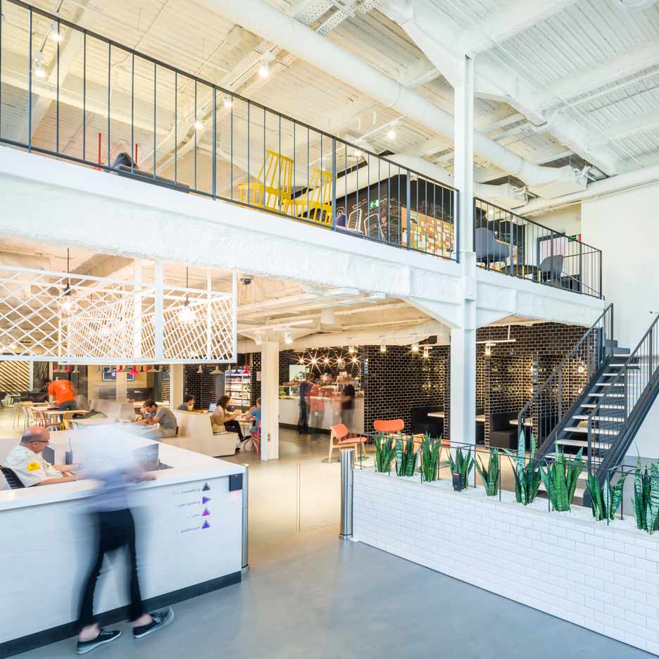 Jump Studios Completes Google Co-working Space In Former Madrid Battery Factory
