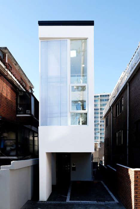 Three-metre-wide House In Seoul By AIN Group Accommodates Three Individual Residents