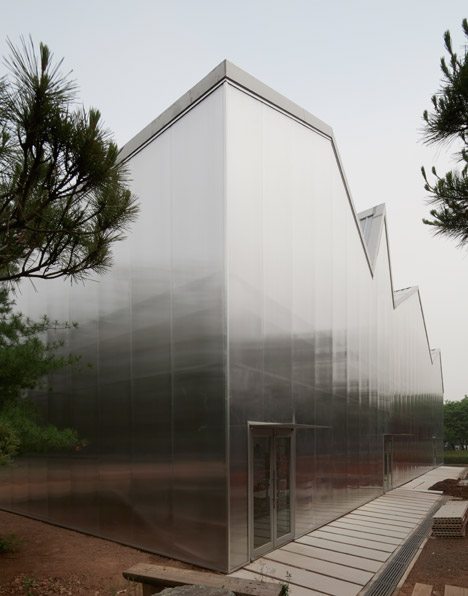 Irregular Gables Give A Jagged Roofline To Chae-Pereira’s Gwangmyeong Upcycle Art Center