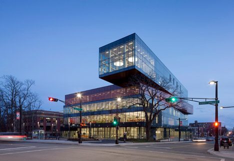 Halifax Library By Schmidt Hammer Lassen Comprises Four Stacked Blocks