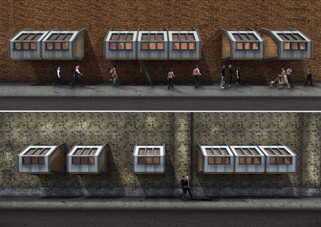 James Furzer To Crowdfund Parasitic Sleeping Pods For London’s Homeless