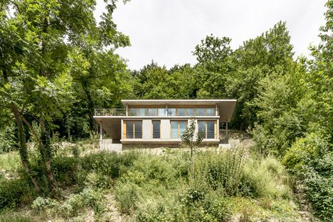 Gian Salis’ House On A Slope Steps Down A Hillside In The Rhine Valley