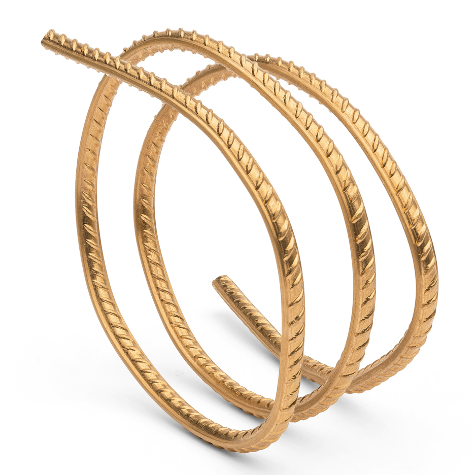 Ai Weiwei’s First Jewellery Collection Is Cut From A Rod Of Gold Rebar