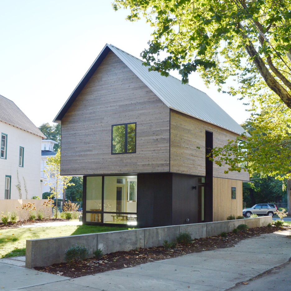 Cedar-clad House By Yale Students Could Serve As A Model For Affordable Housing