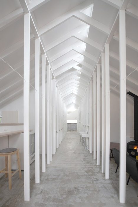 Ladders Lead To Capsule-sized Bedrooms In Koyasan Guesthouse By Alphaville Architects