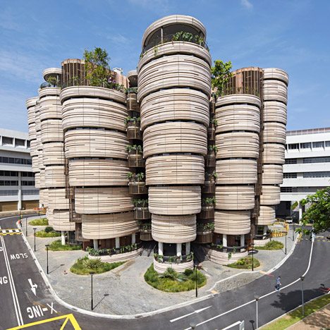 Heatherwick’s Textured-tower University Building Completes In Singapore