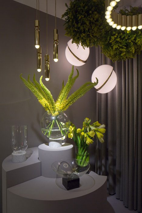 Lee Broom Creates Floral Setting For Products At The Flower Shop