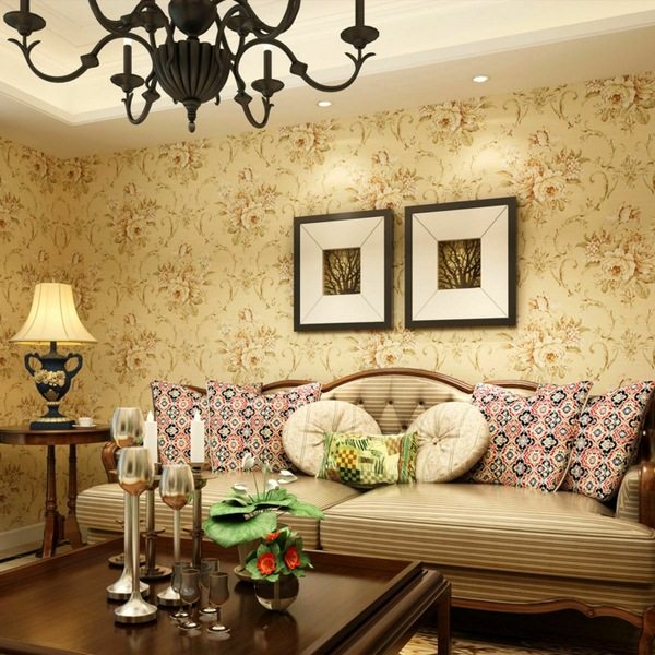 42 Beautiful Design Ideas With Vintage Wallpaper