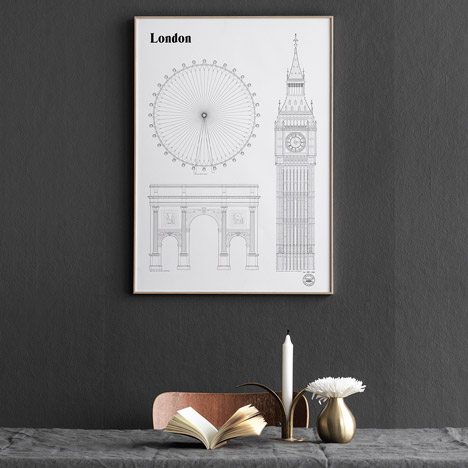 Competition: Five London Landmarks And Elevations Posters To Be Won