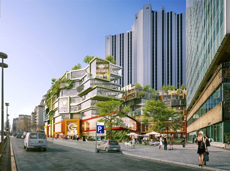 MVRDV Wins Approval For Vandamme Nord Shopping Centre Facelift In Paris