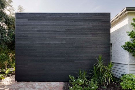 Melbourne Garden Room Is A Blackened Wood Extension To A Century-old Edwardian House