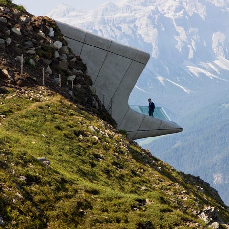 Zaha Hadid Buries A Museum In The Peak Of An Alpine Mountain