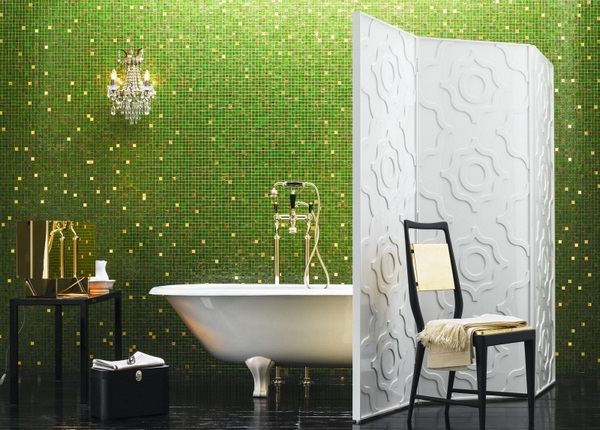 Mosaic Tiles In Green – 50 Design Ideas