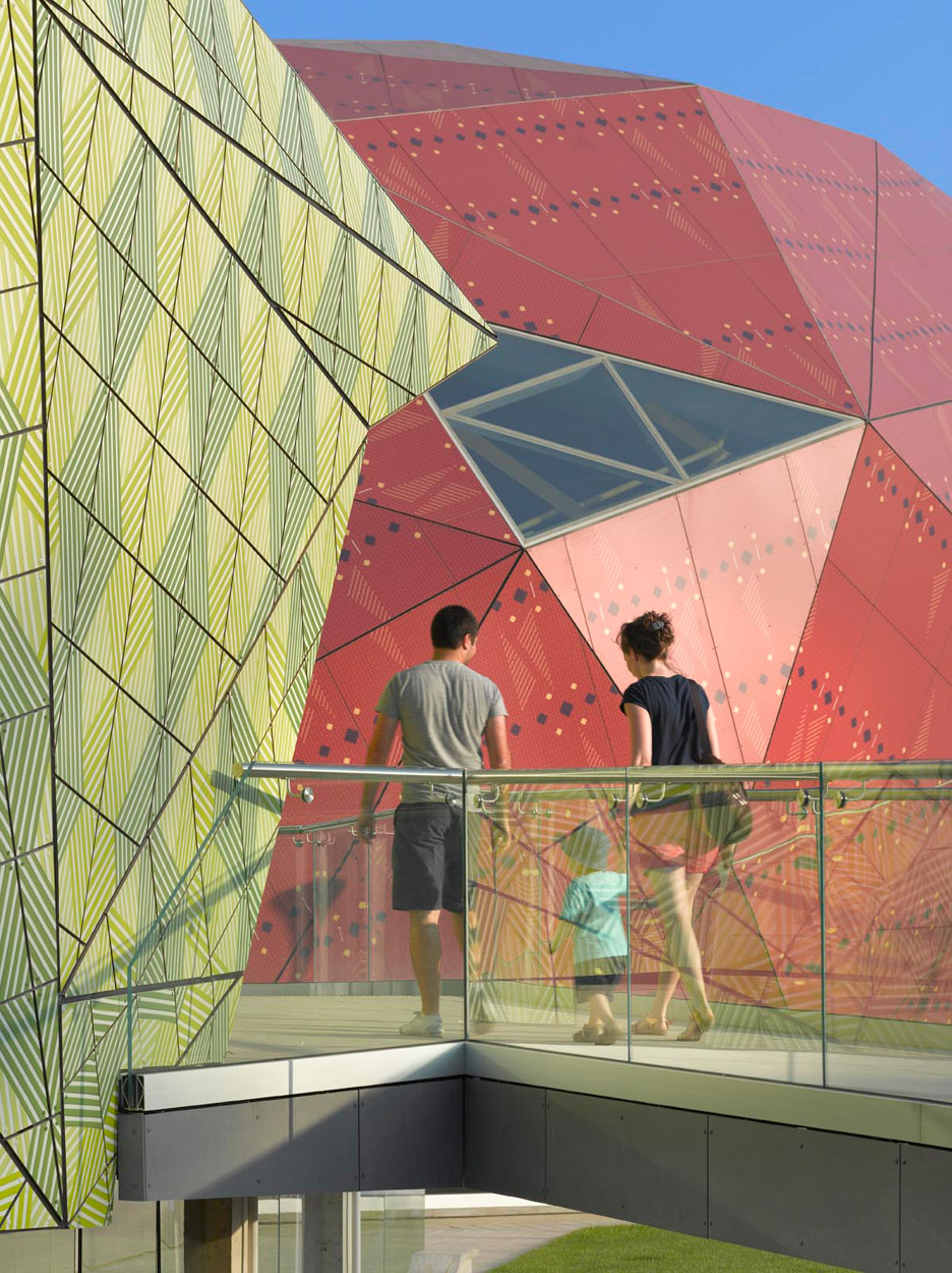 Coloured “mountains” Protrude From Children’s Science Museum By LHSA+DP