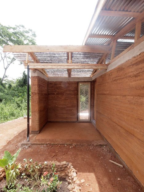 Nkabom House Is A Prototypical Ghanaian Home Made From Mud And Waste Plastic