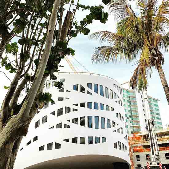 OMA’s Frank Lloyd Wright-inspired Faena Forum Takes Shape In Miami Beach