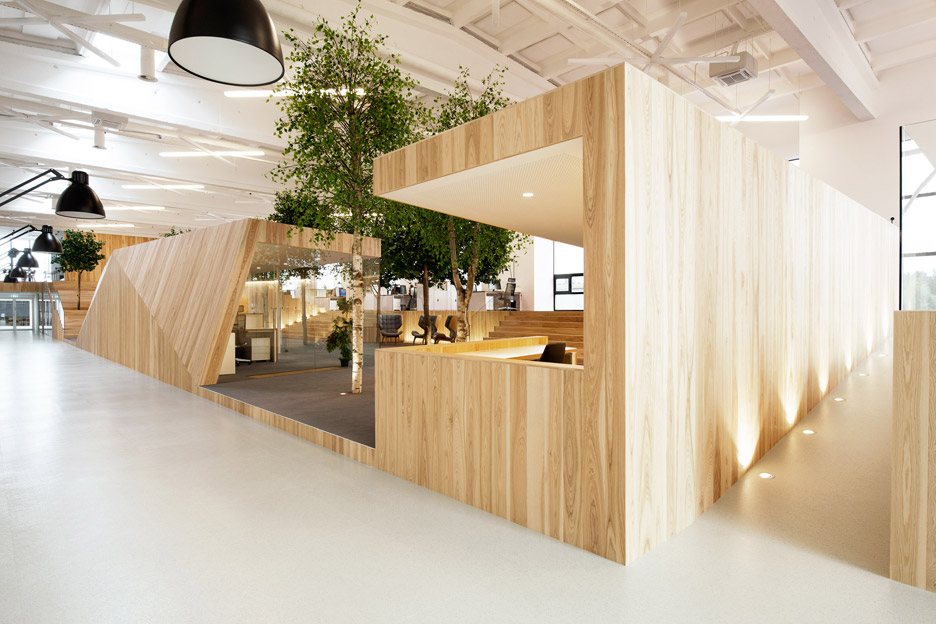 KAMP Arhitektid Creates Tree-filled Office Within Former Soviet-era Factory
