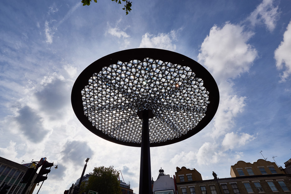 Samuel Wilkinson’s Ommatidium Sculpture Offers Kaleidoscopic Views Of The Sky