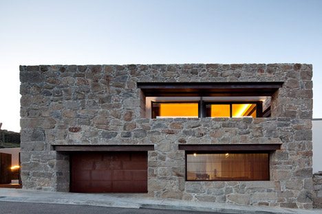 FCC Arquitectura Slots Family Home Within Stone Walls Of Dilapidated Farmhouse