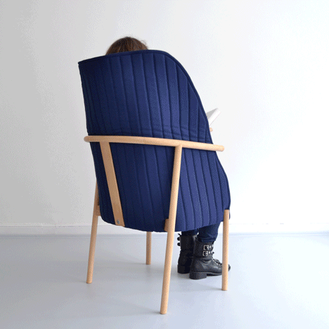 Muka Design Lab’s Reves Chair Has A Backrest “like A Shirt Collar”