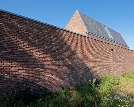 Home In Belgium By Joris Verhoeven Features Handmade Bricks And A Lopsided Roof