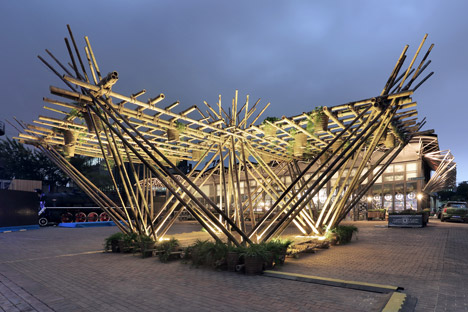 Penda’s Bamboo Pavilion Could Be Expanded To Create Homes For 200,000 People